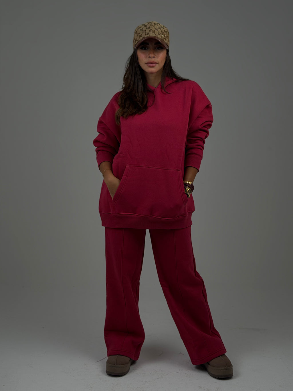 Premium burgundy Sweatpants
