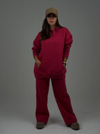 Premium burgundy Sweatpants
