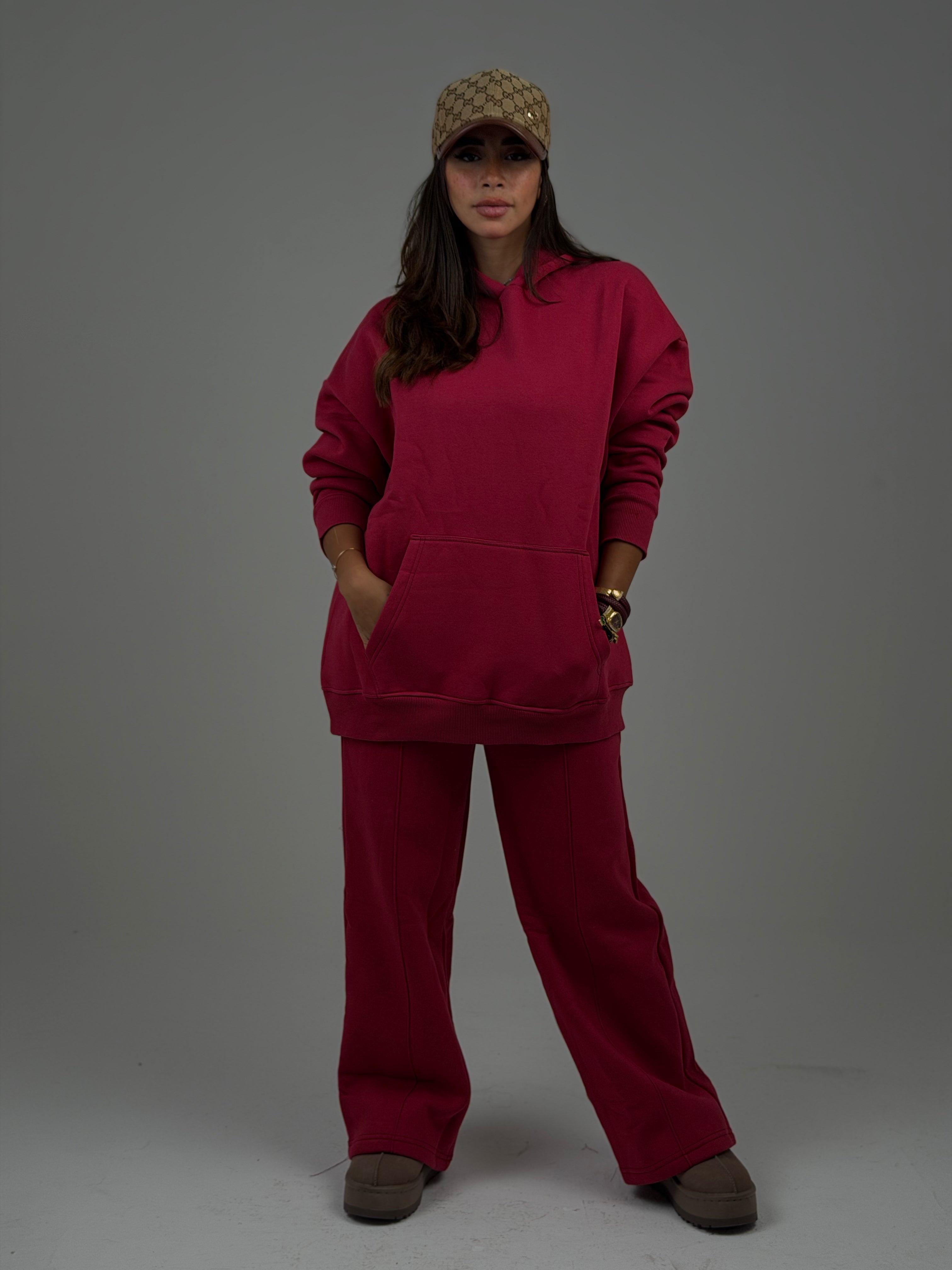 Premium burgundy Sweatpants