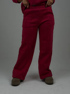 Premium burgundy Sweatpants