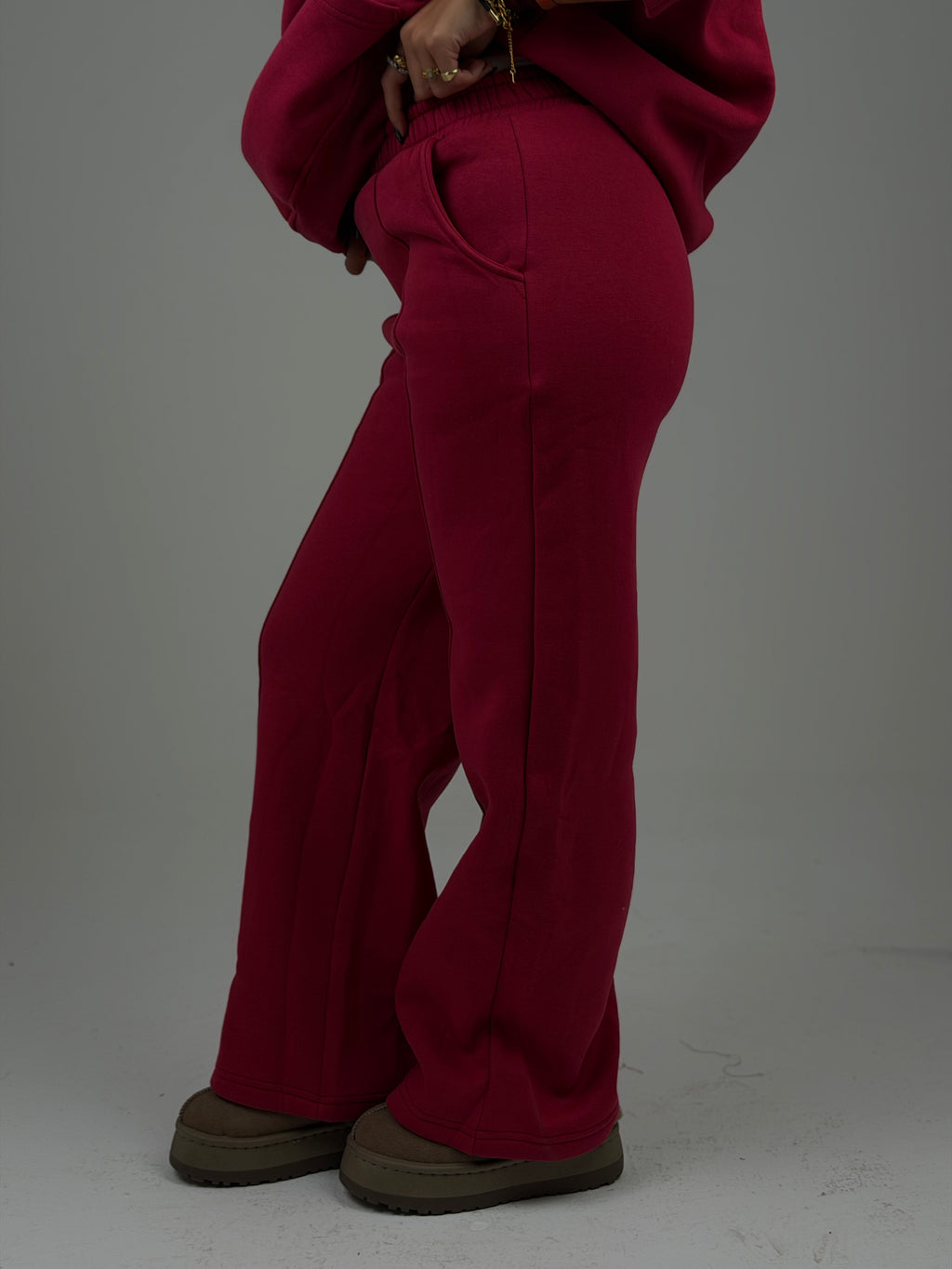 Premium burgundy Sweatpants