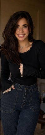 LACE DOUBLE - LAYERED TOP