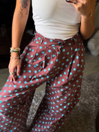 Polka dot trousers