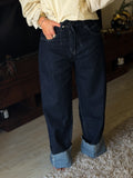 Wide Leg Jeans With Belt